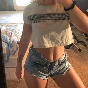 Billabong crop tee shirt